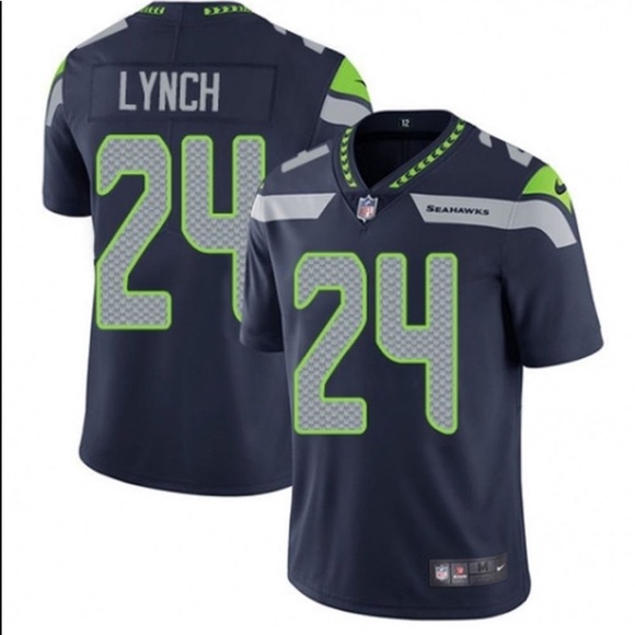 Nike Other - Nike Marshawn Lynch Seattle Seahawks Nike Team Game Jersey Adult Small